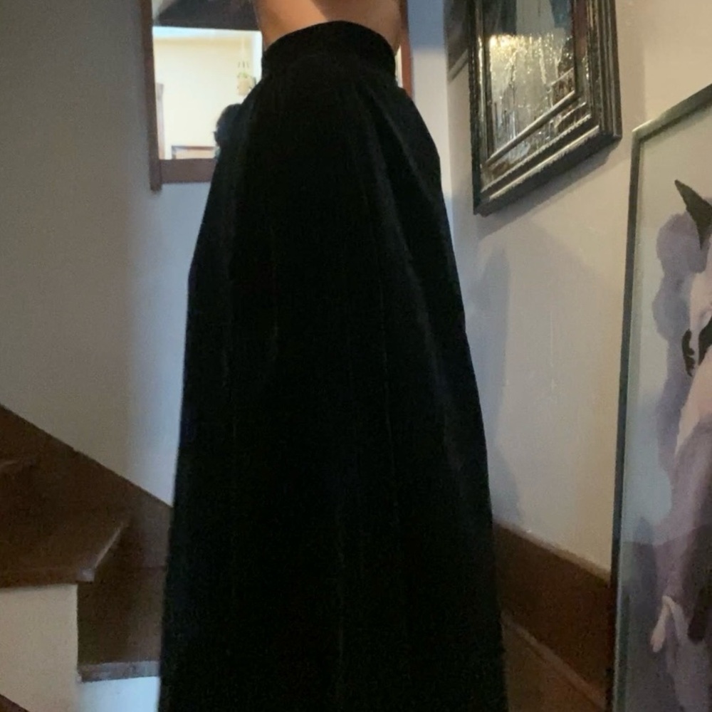 Vivienne Westwood Velvet Black Skirt - Picture 5 of 7